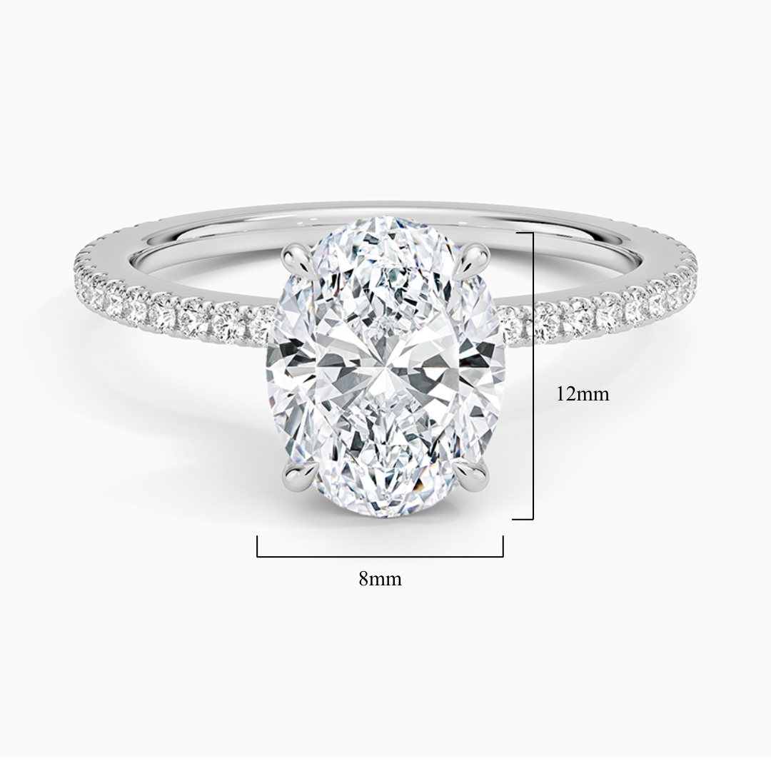Zircon Platinum Ring