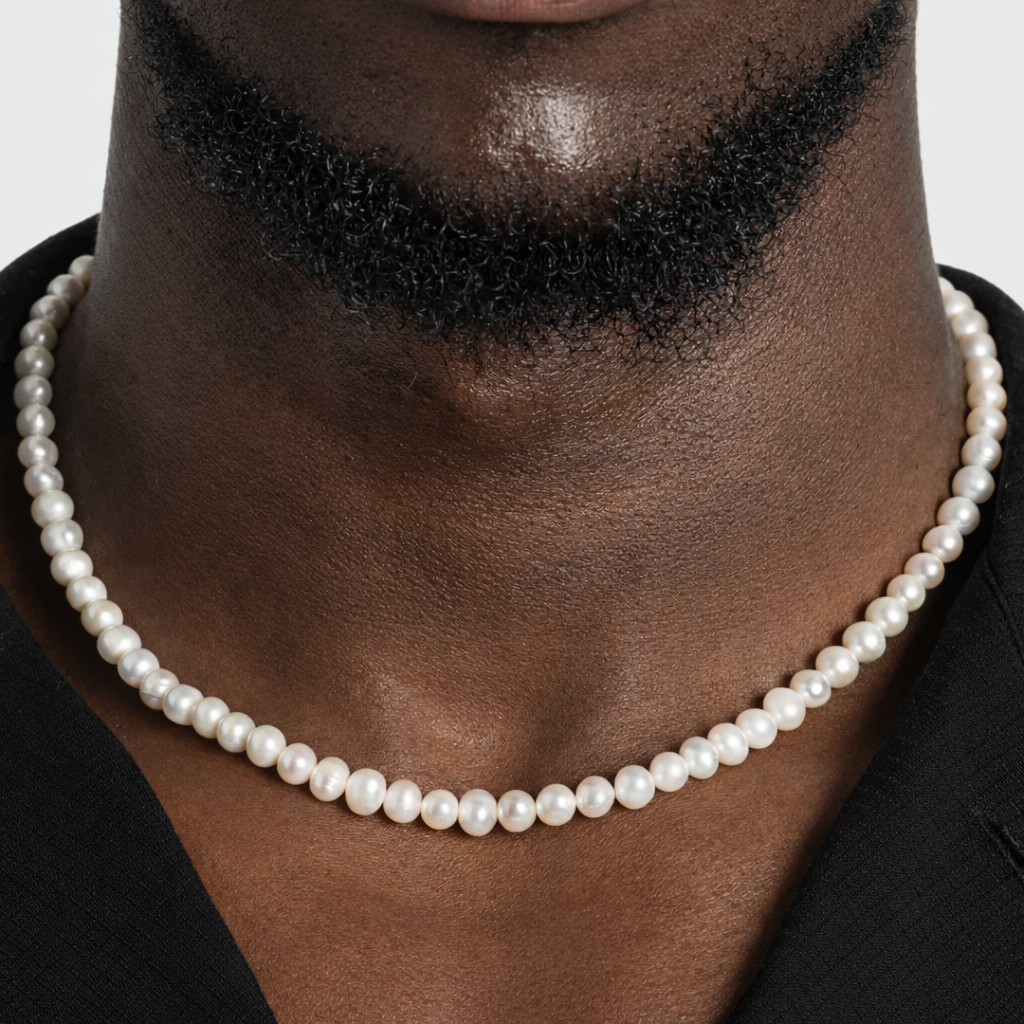 Men's Pearl Necklace