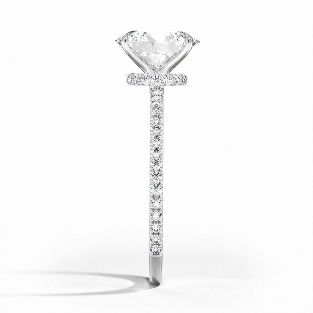 Zircon Platinum Ring