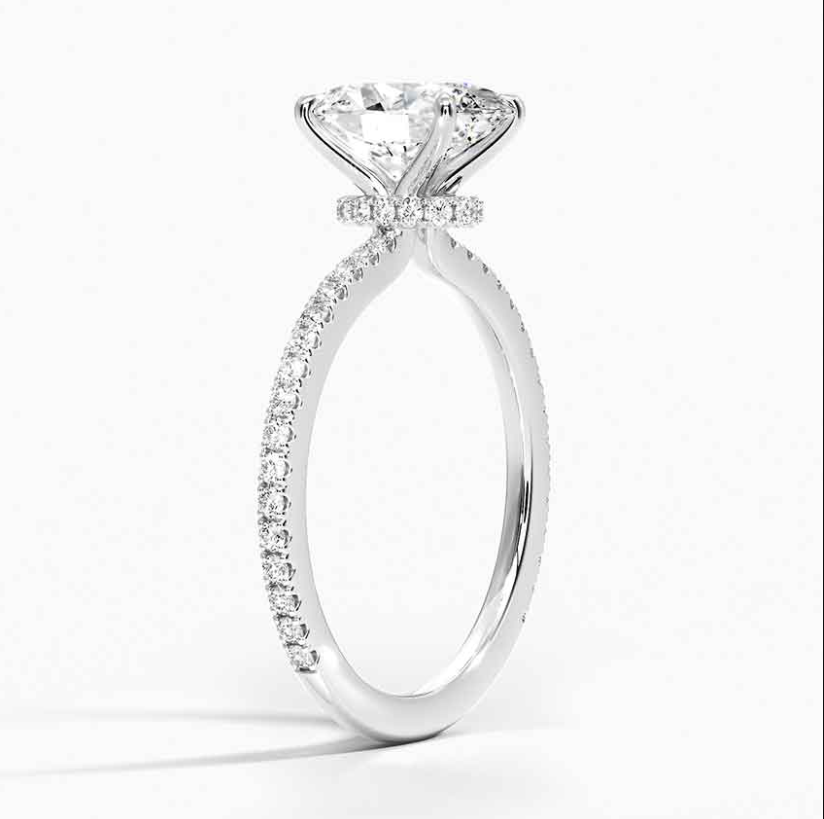 Zircon Platinum Ring